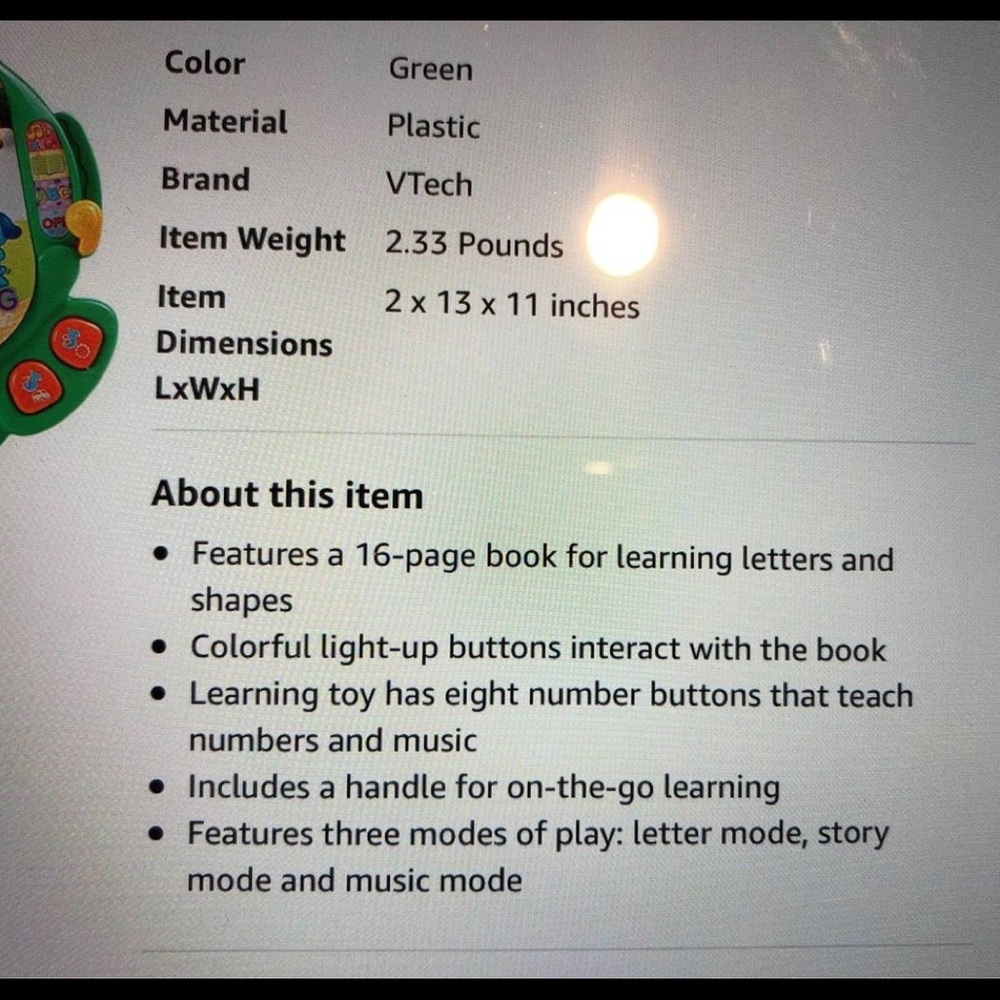 VTech Touch & Teach Educational Toy - Picture 8 of 9